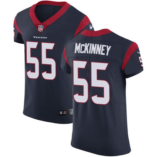 Nike Texans #55 Benardrick McKinney Navy Blue Team Color Men's Stitched NFL Vapor Untouchable Elite Jersey - Click Image to Close